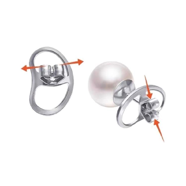 4pcs Earring Stoppers Backings Pierced Safety for Ear Studs Big Earring Lifters