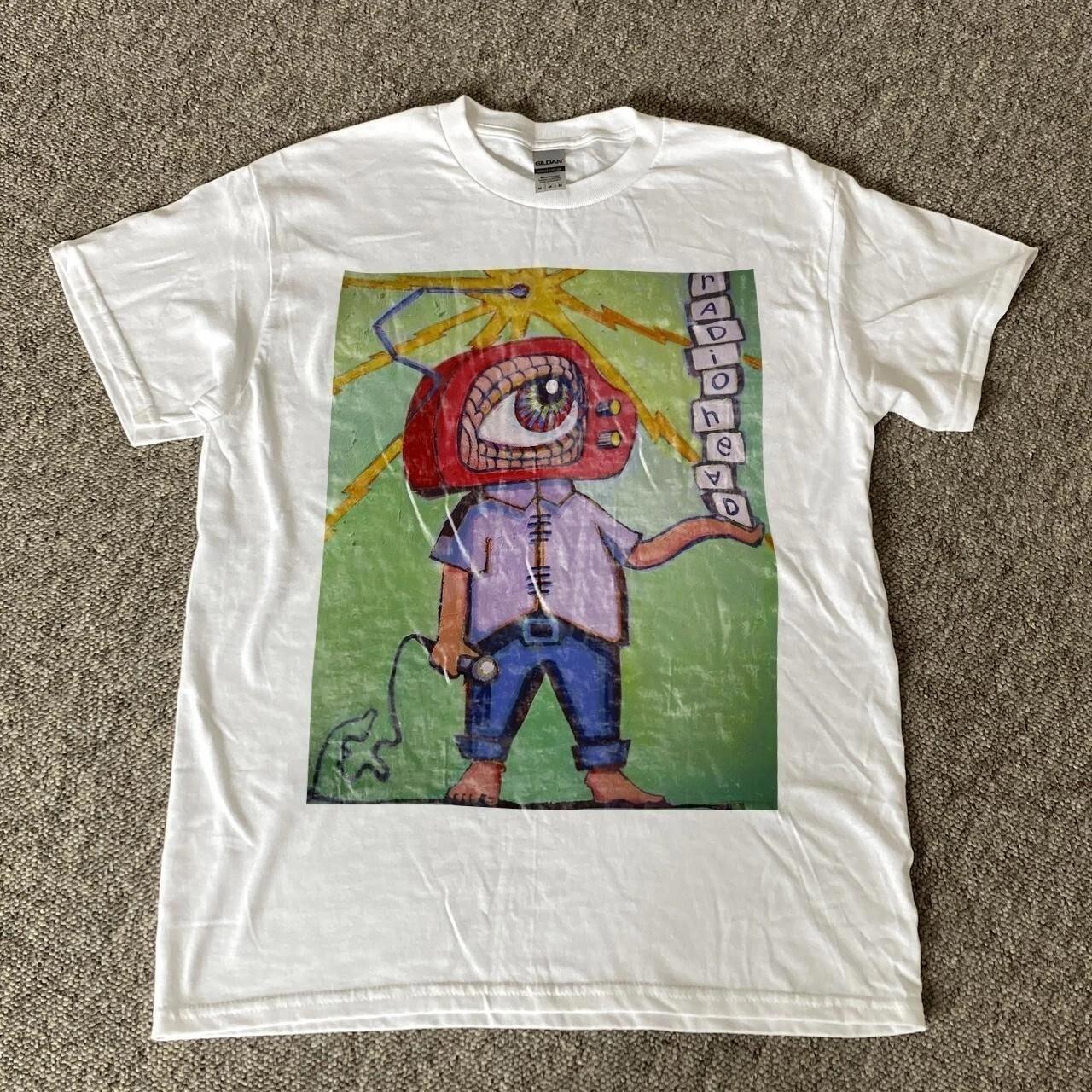Radiohead Band Rare Design White short sleeve Unisex T shirt Reprint WA3334 S
