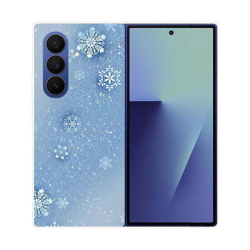 Transparent Folding Phone Case For Samsung Galaxy Z Fold 6 7 Clear Shockproof Hard PC Cover For Samsung Z Fold7 Fold6 Shell Capa