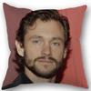 Custom Hugh Dancy Pillowcase Wedding Decorative Cotton Linen Pillow Case For Home Cushion Cover 45X45(One Sides)