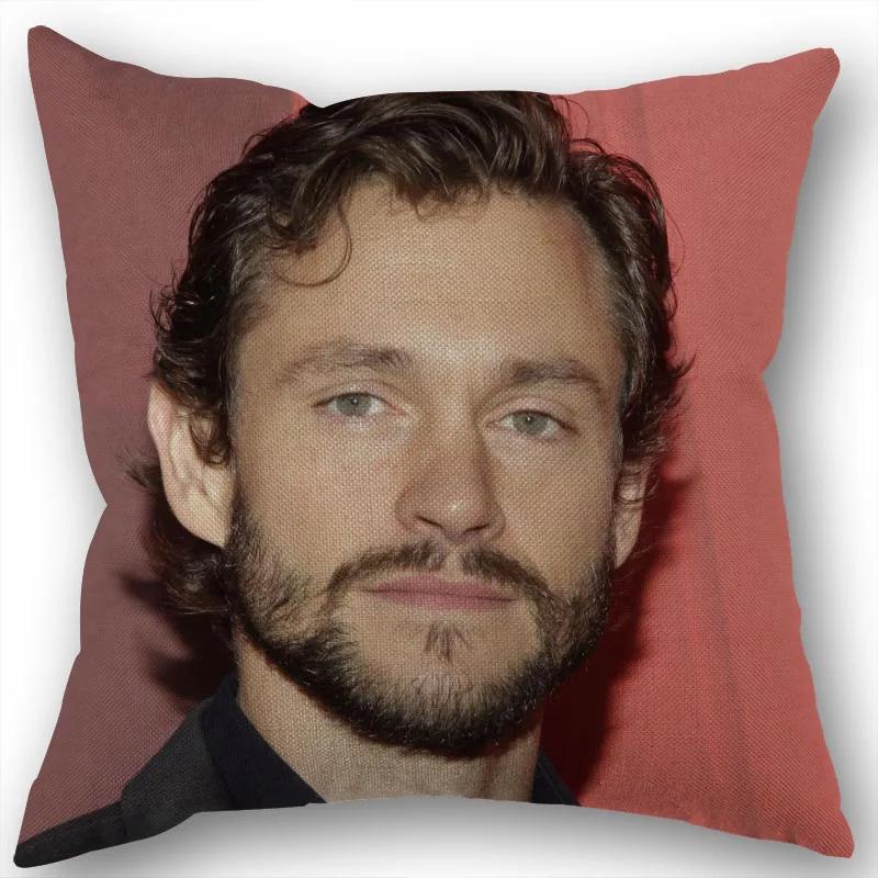 Custom Hugh Dancy Pillowcase Wedding Decorative Cotton Linen Pillow Case For Home Cushion Cover 45X45(One Sides)