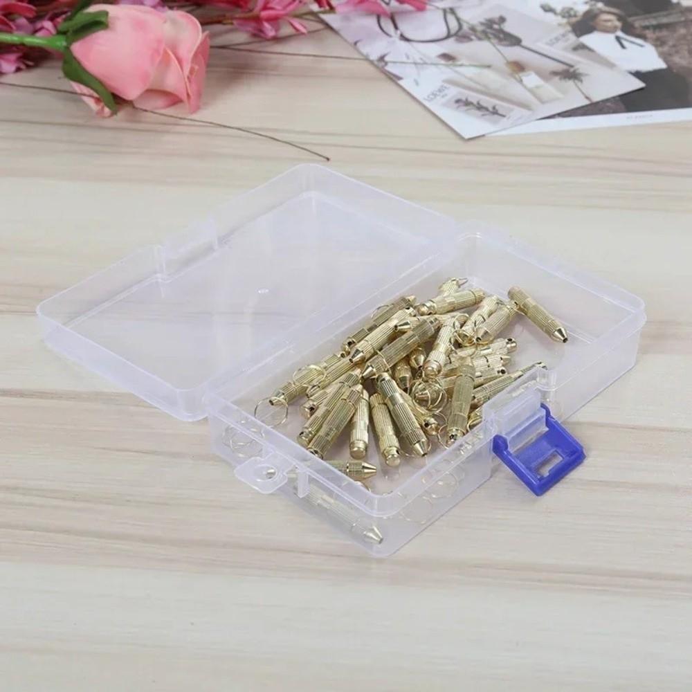 Rectangle Transparent Storage Box Flip Cover Sewing Storage Box  Jewelry Storage