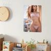 Sevilex Metallwandkunst, Griechische Insel Schild mit Bikini Frau Strand für Haus Bar Cafe