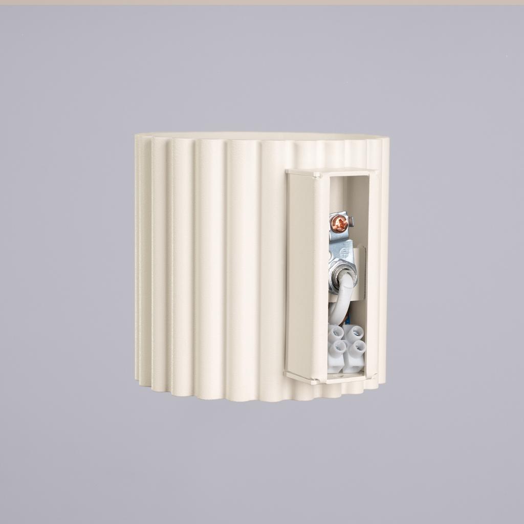 Aura beige G9 wall lamp