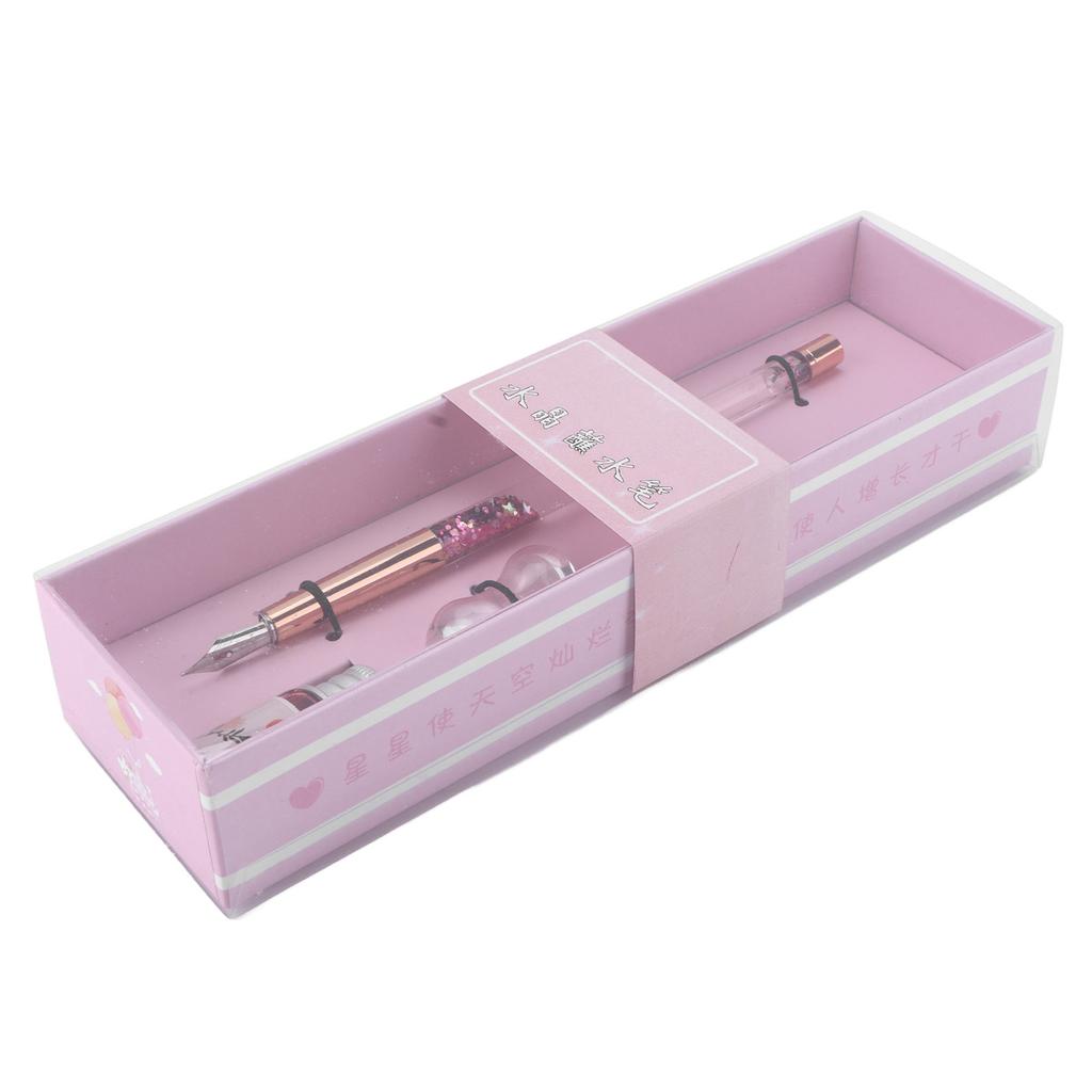 Glass Dip Pen Butiful Decorative Attractive Comfortable Ink Writing Portable Calligraphy Kit for Gift