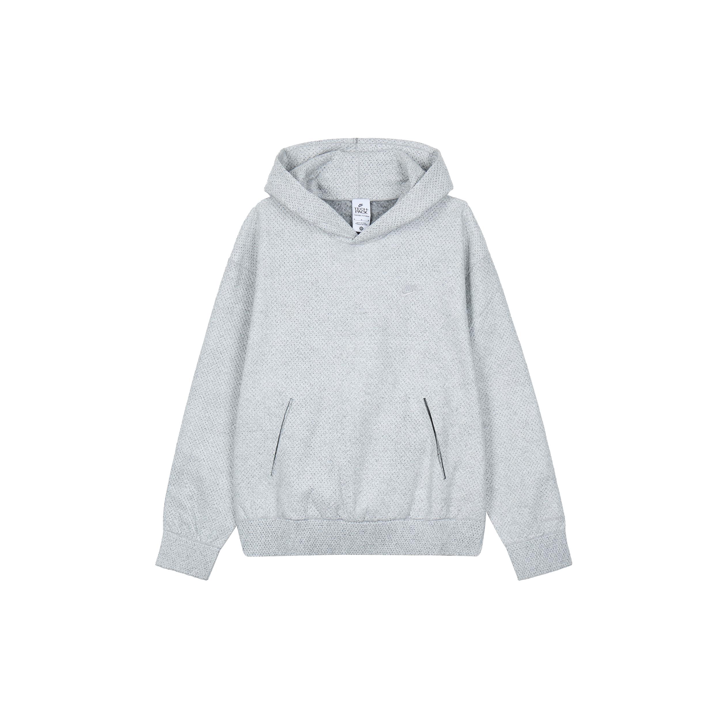 Мужская толстовка Nike Forward однотонная светло-серая DX4303-084 M