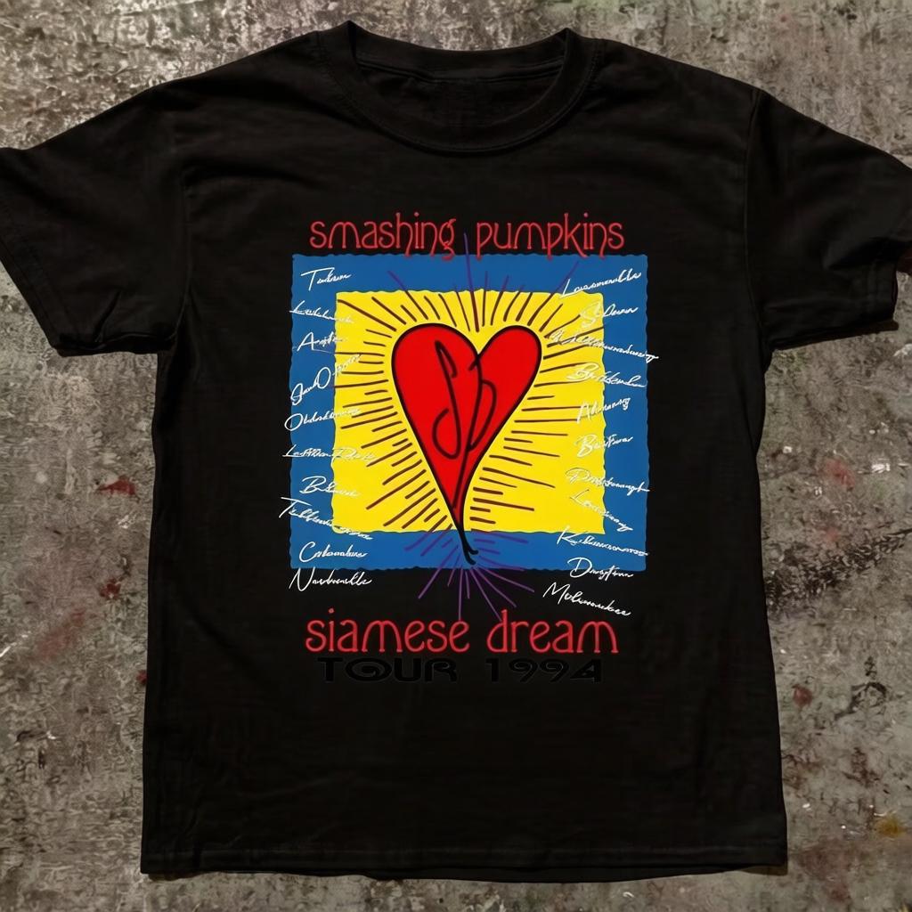 

Smashing Pumpkins Siamese Dream Tour 1994 Unisex Tshirt Cheap Clothing Y2k Clothes Unisex Drip Clothing Unisexs Tshirts S
