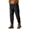 Men's Fleece-Lined Cotton Joggers - American Retro Style, Winter Casual Pants