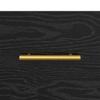 Nightstand Black 40 X 35 X 47.5 Cm Particleboard