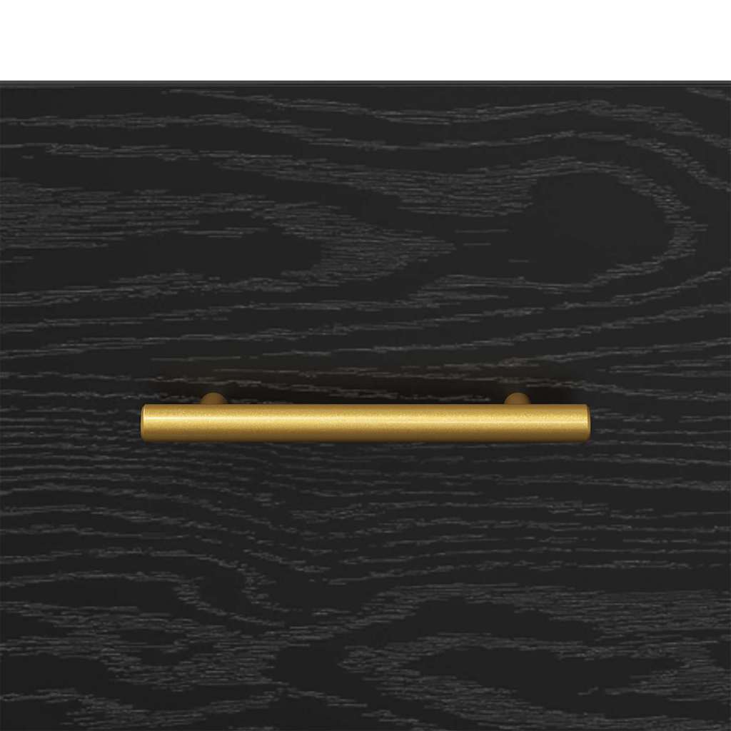 Nightstand Black 40 X 35 X 47.5 Cm Particleboard