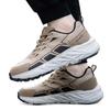 Spring new men's black non-slip and wear-resistant running shoes soft-soled casual sports men's shoes waterproof and lightweight dad shoes