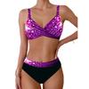 Letní módní design Dámské bikiny dvoudílné kroucené plavky s potiskem Tankiny a sportovní plážové oblečení S-5XL