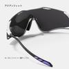 KAPVOE Sports Sunglasses for Men and Carbon Fiber Material Women, K454, (Running, Baseball, Cycling, Golf) (Gold)
