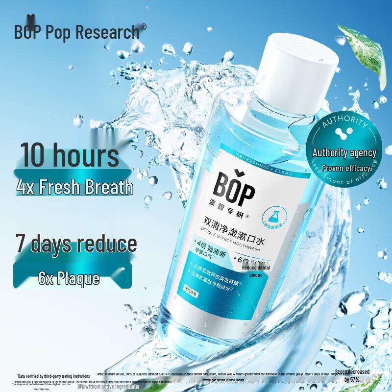 Bop Dual-Clean Antimicrobial Mouthwash