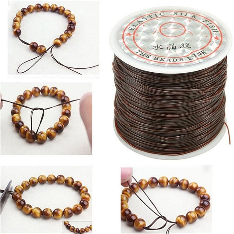 10M Strong Elastic Crystal Threading String Beading Cord for Bracelets Diy Jewelry Making Thread Cords Stretchy Thickness 1mm