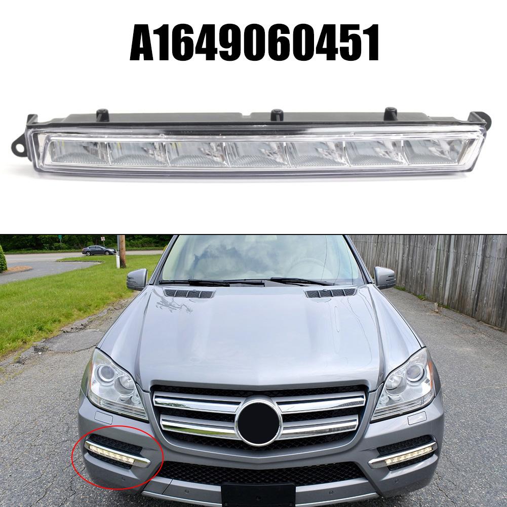Car Daytime Running Light Fog Lamp Compact Size 32.5*4*6.5CM Non-Deformable Design For Mercedes-Benz W166 ML Bulb