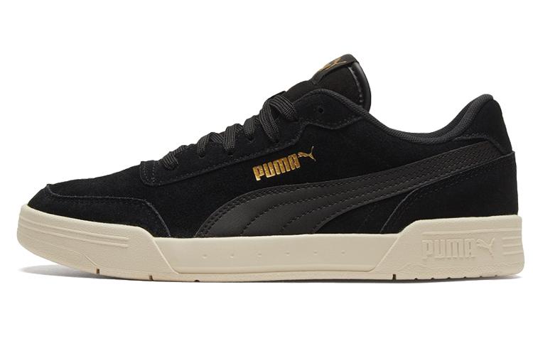 PUMA Caracal Suede Black White Gold 370304-12 35.5