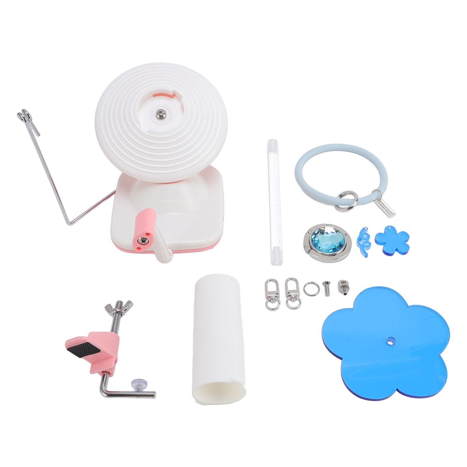 

Машина для намотки клубков пряжи, портативная, держатель для клубков пряжи на запястье, вращающаяся, для путешествий и отдыха на природе