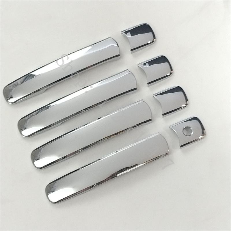 For 2008 2009~2013 Nissan X-Trail X Trail T31 ABS Chrome Door Handle Bowl Door Handle Cover Protective Trim Car Accessories