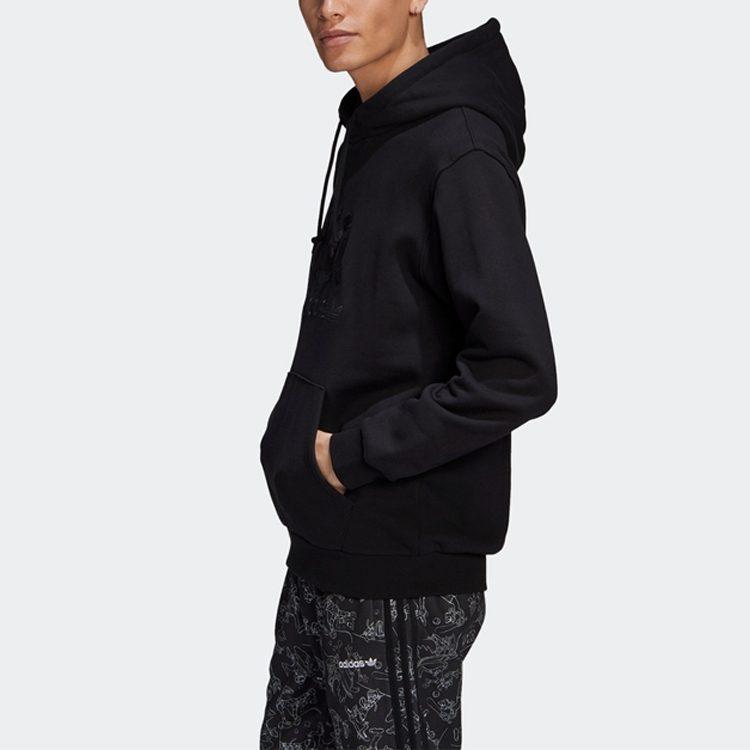 adidas Sweatshirts Men's Black Hooded Moderate Regular GD6022