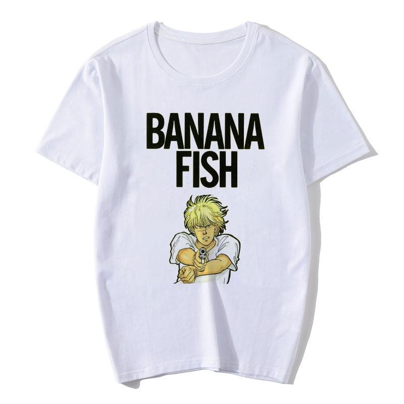 Banana Fish T Shirt Women Anime Japanese Manga T-Shirt Cartoon Graphic Tees Summer Tops Harajuku Women Fashion Tees Tshirts