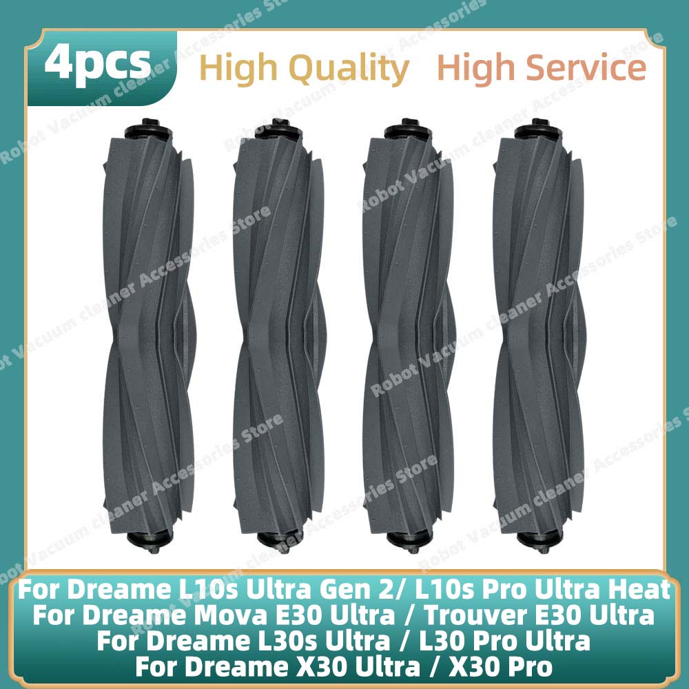Passend für Dreame L10s Ultra Gen 2 / L10s Pro Ultra Heat / Mova E30 Ultra / Trouver E30 Ultra Ersatzteile: Hauptbürste, Seitenbürste, Filter, Wischbeutel
