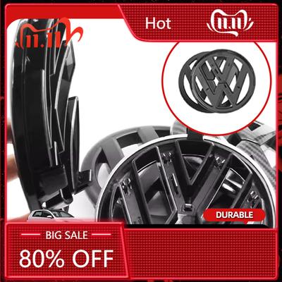 Neu Für Volkswagen VW Embleme VW 135mm Auto Frontgrill Abzeichen und 110mm Heckklappe Emblem Deckel Logo Zubehör Für Volkswag