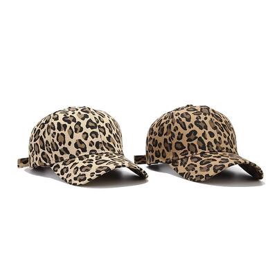 Spring and Summer Fashion Trend Leopard Print Baseball Hat Outdoor Casual Baseball Cap Men and Women Young Sun Protection Hat