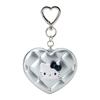 Sanrio Mirror Mascot Hello ABS and Regular Magnifying 159581 Keychain, Kitty, Resin, Steel, Glass, Mirror, Mirror, 2-Sided Mirror,