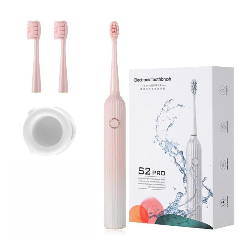 Electric Toothbrush Adult Smart Charging Couple Soft Hair Waterproof Sonic Wave, Electric Toothbrush