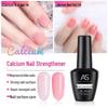 AS Nail Art Removable Gel Polish: Healthy Red & Translucent Pink with Calcium Protection