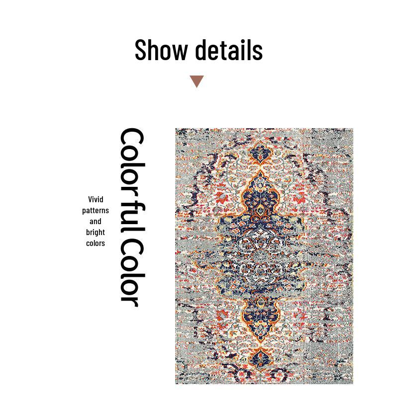 Bohemian Ethnic Style Persian Carpet - Large Floor Mat