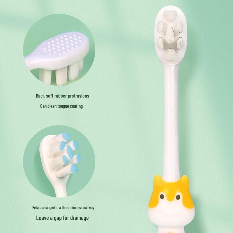 Frog QB222 Series Kids Soft Bristle Toothbrush - 10 Count