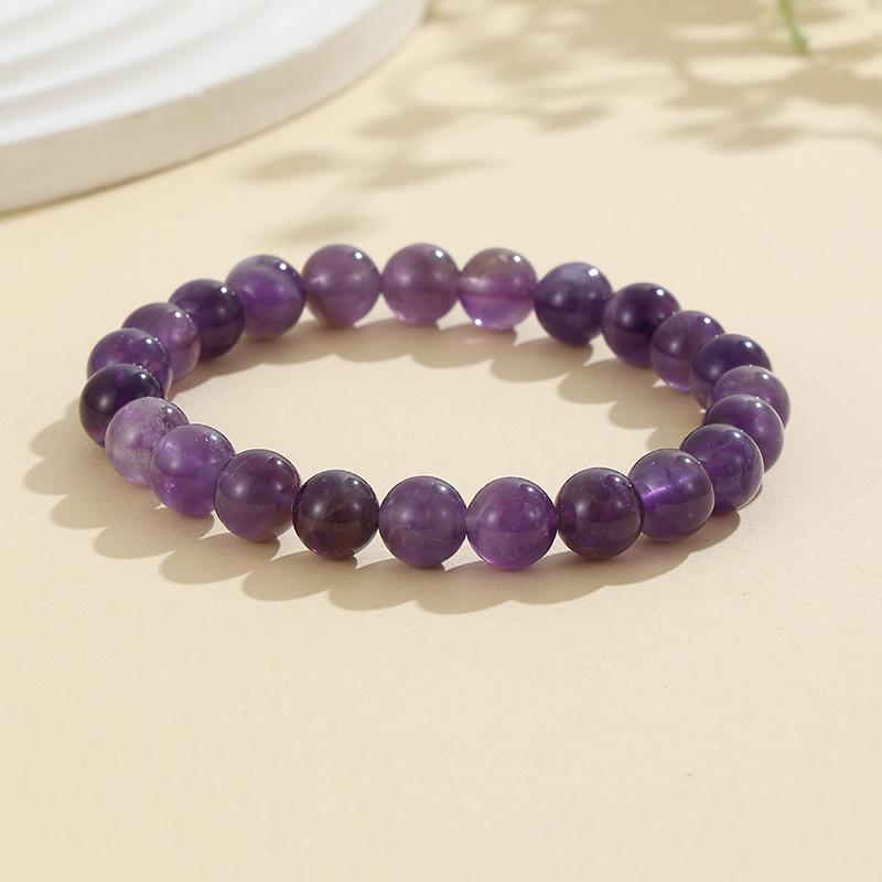 8mm Natural Stone Bracelet: Amethyst, Tiger's Eye, and Agate Jewelry