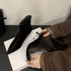 Fashion SUOJIALUN 2025 New Brand Women Ankle Boots Fashion Pointed Toe Ladies Elegant Short Boots Shoes Med Thin Heel Ladies Chelsea Boo