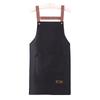Korean Style Waterproof and Oil-Proof Apron: Durable, Stain-Resistant, with Custom Text for Adult Kitchen and Work Use