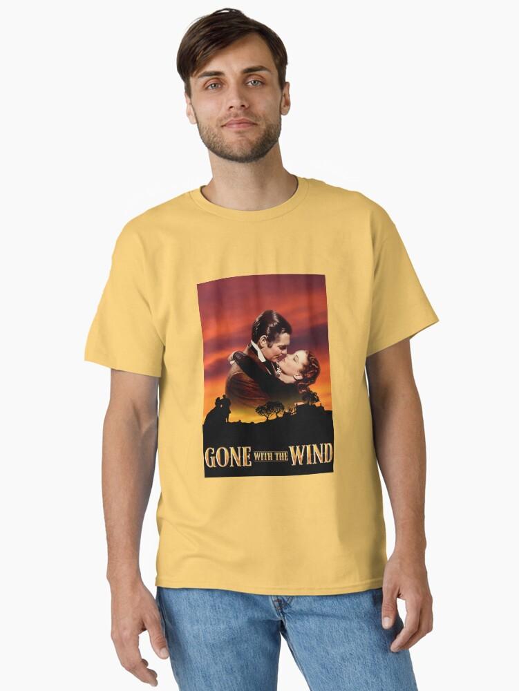 Gone with the Wind Day Gifts Love At The Sunset Clark Gable Halloween Classic T-Shirt