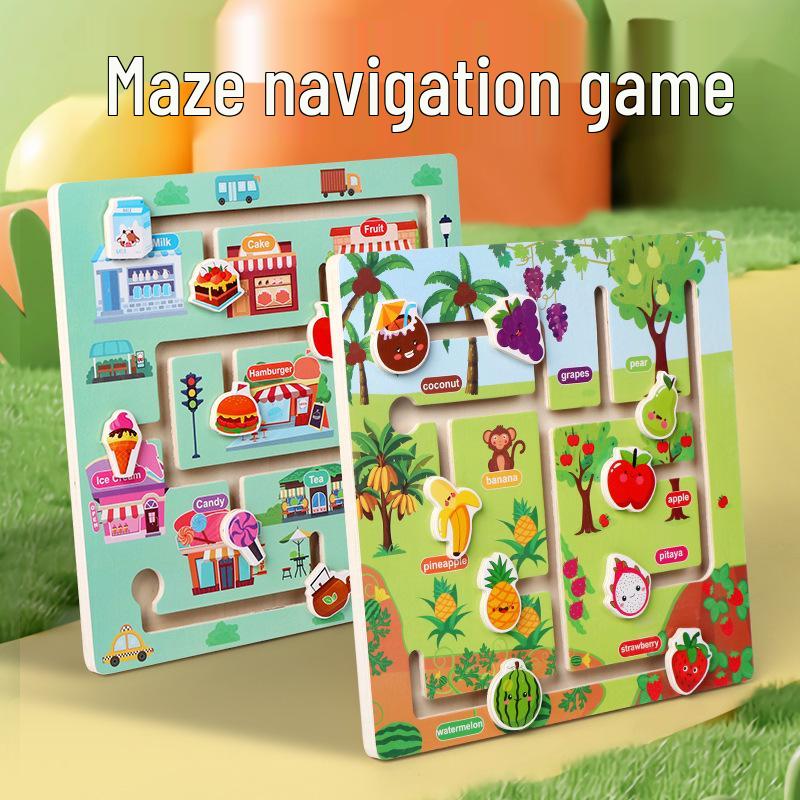 

Baby Maze Game: Early Education Puzzle for Fine Motor Skills & Focus