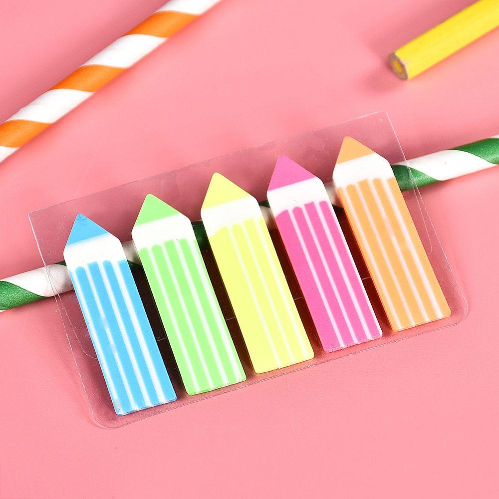 Office School Supplies Adhesive Memo Pad Bookmarks Fluorescent Notes Paper Sticker Planner Stickers
