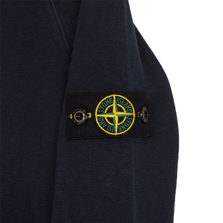 Stone Island Hoodie With Logo Patch Kids tops Black 781660441-V0120