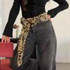 PU Leather Leather Fur Belt Faux Fur Y2K Waistband Vintage Plush Belt  Dress Decoration