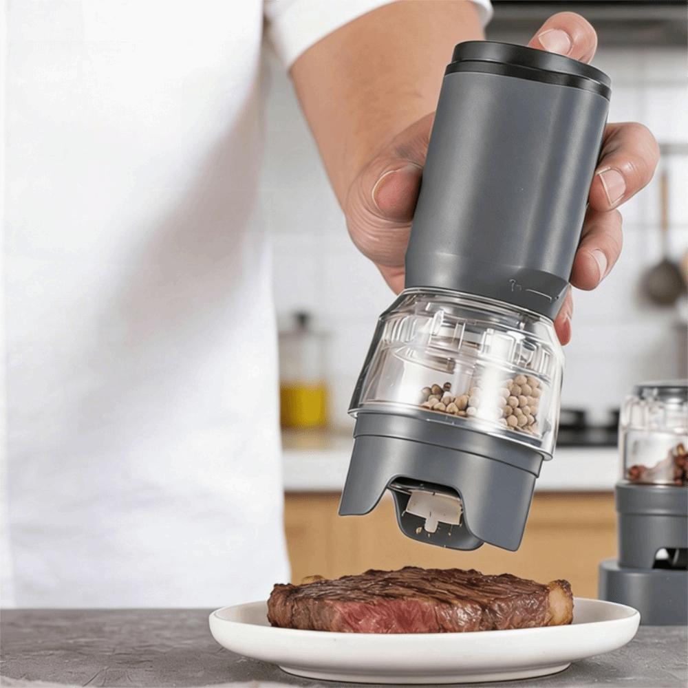 Ceramic Grinding Core Electric Pepper Grinder Set Automatic Spice Mill  Kitchen Gadget