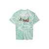 Li Ning Letter Print Loose Short Sleeve T-Shirt Women Tops Light-Leaf-Green AHSS082-3