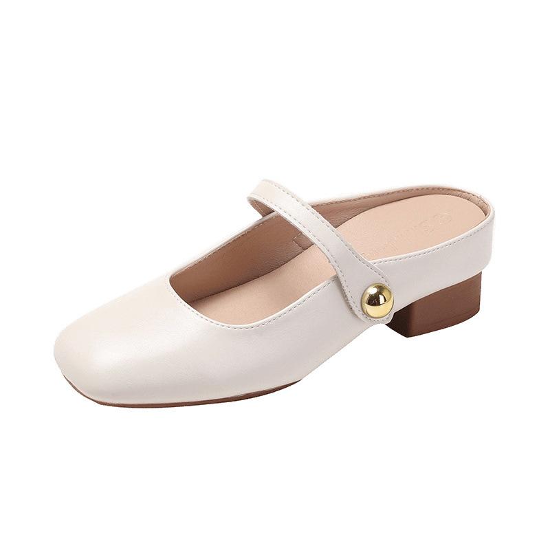 Pantofi de casă de vară pentru femei cu înălțare interioară, pantofi argintii noi de ultimă generație, comozi, cu un singur pedal