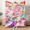 1pc Rui Kamishiro Flannel Blanket - Lightweight Soft for All Seasons, Ideal for Couch, Office, Bed, Travel, Camping - Unique Gift, Contempor