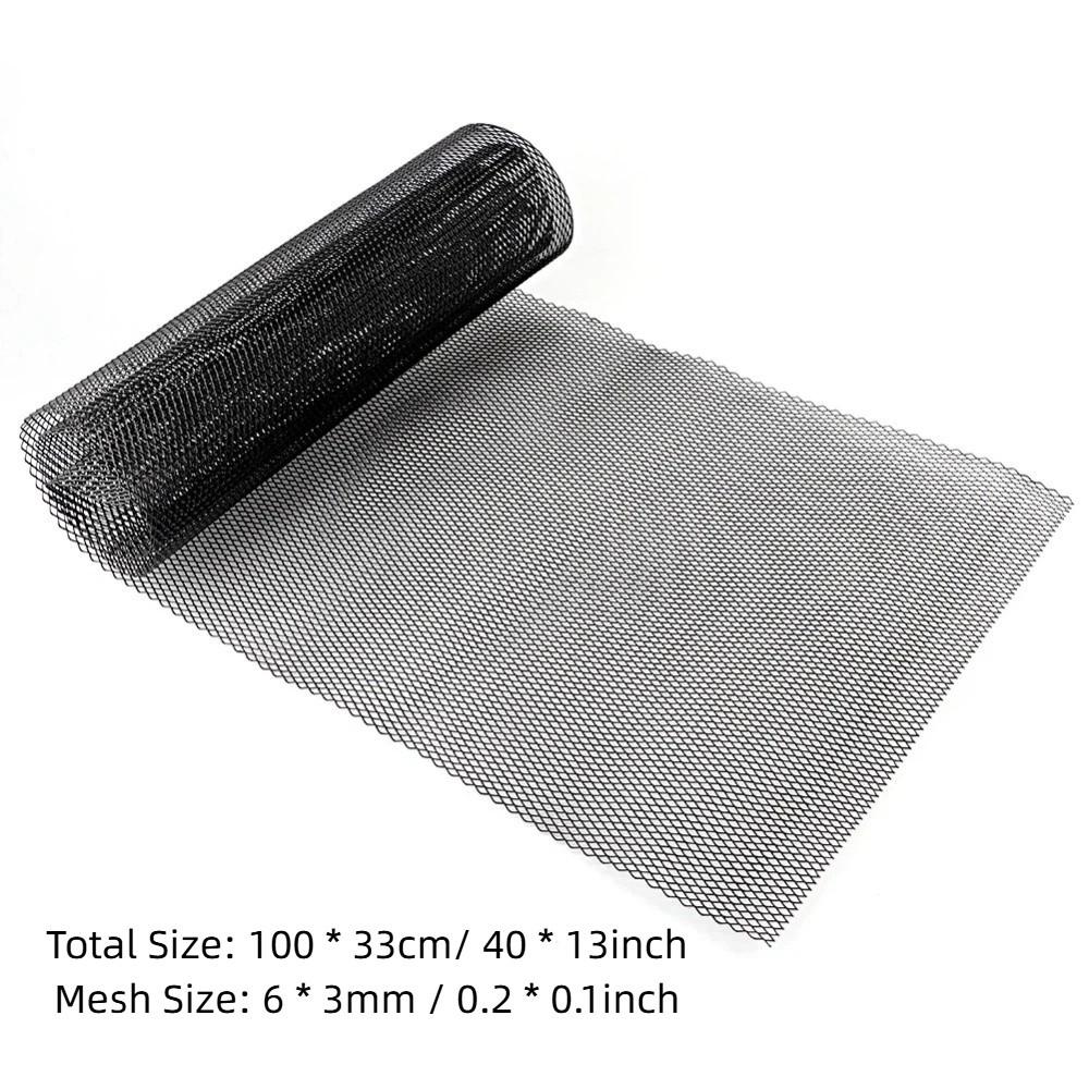 Aluminium Alloy Car Grille Mesh Black Grille Mesh Sheet Front Grille Modification