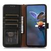 For OnePlus Ace 5 5G/13R 5G Case RFID Blocking Genuine Cow Leather Phone Cover Litchi Texture