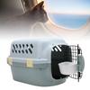 Cat Travel Carrier Large Space Lockable Door 4 Sides Ventilation Portable Hard Sided Dog Pet Carrier for Outdoor Home Car