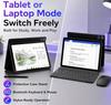 Tablet Android 15, 10,1 Pollici, 24 GB di RAM + 64 GB di ROM, Set Tastiera e Mouse