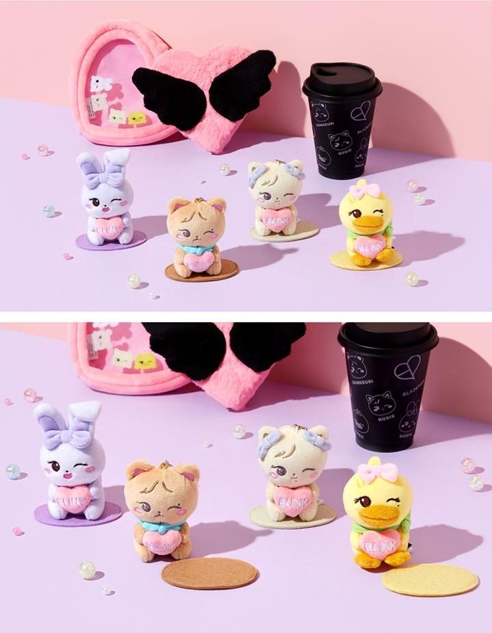 [DEADLINETOUR] BRELOC PLUȘ MAGNETIC CU CARACTER BLACKPINK